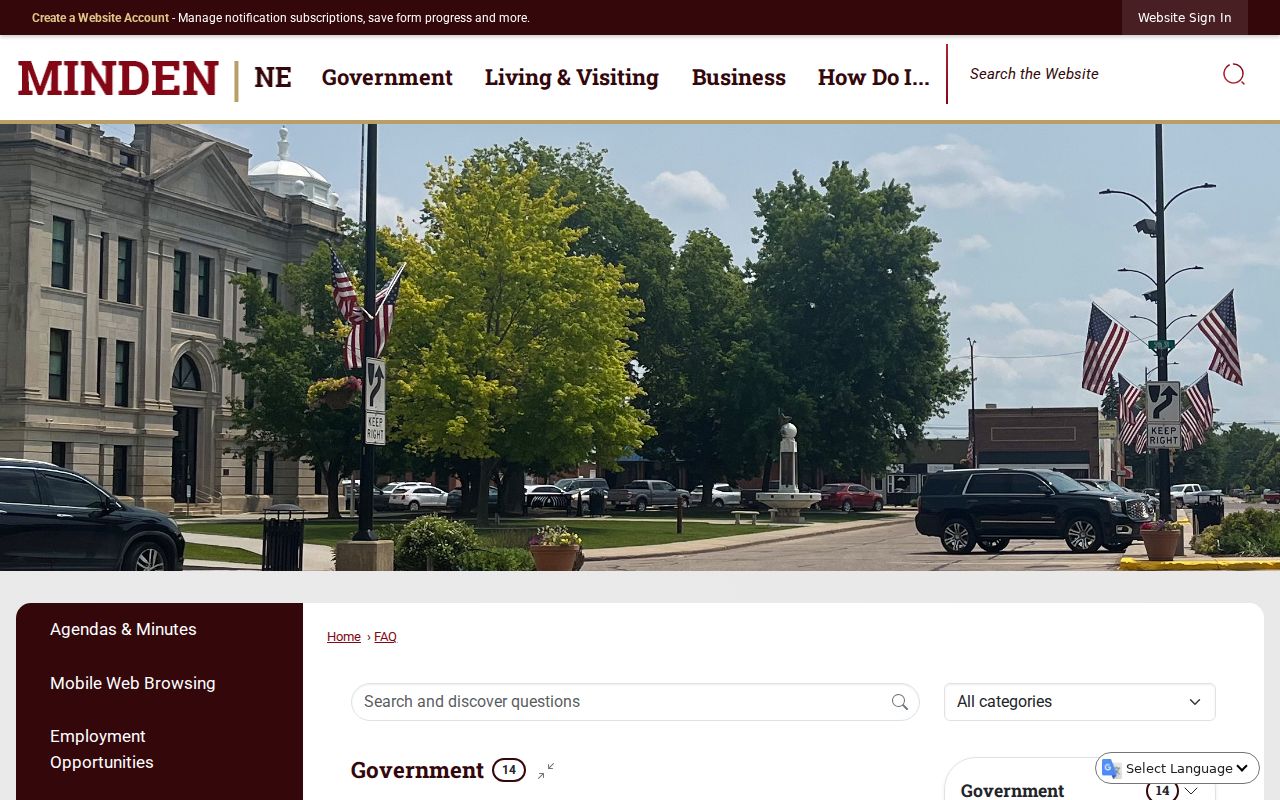 Kearney County court dates routing information from Minden
