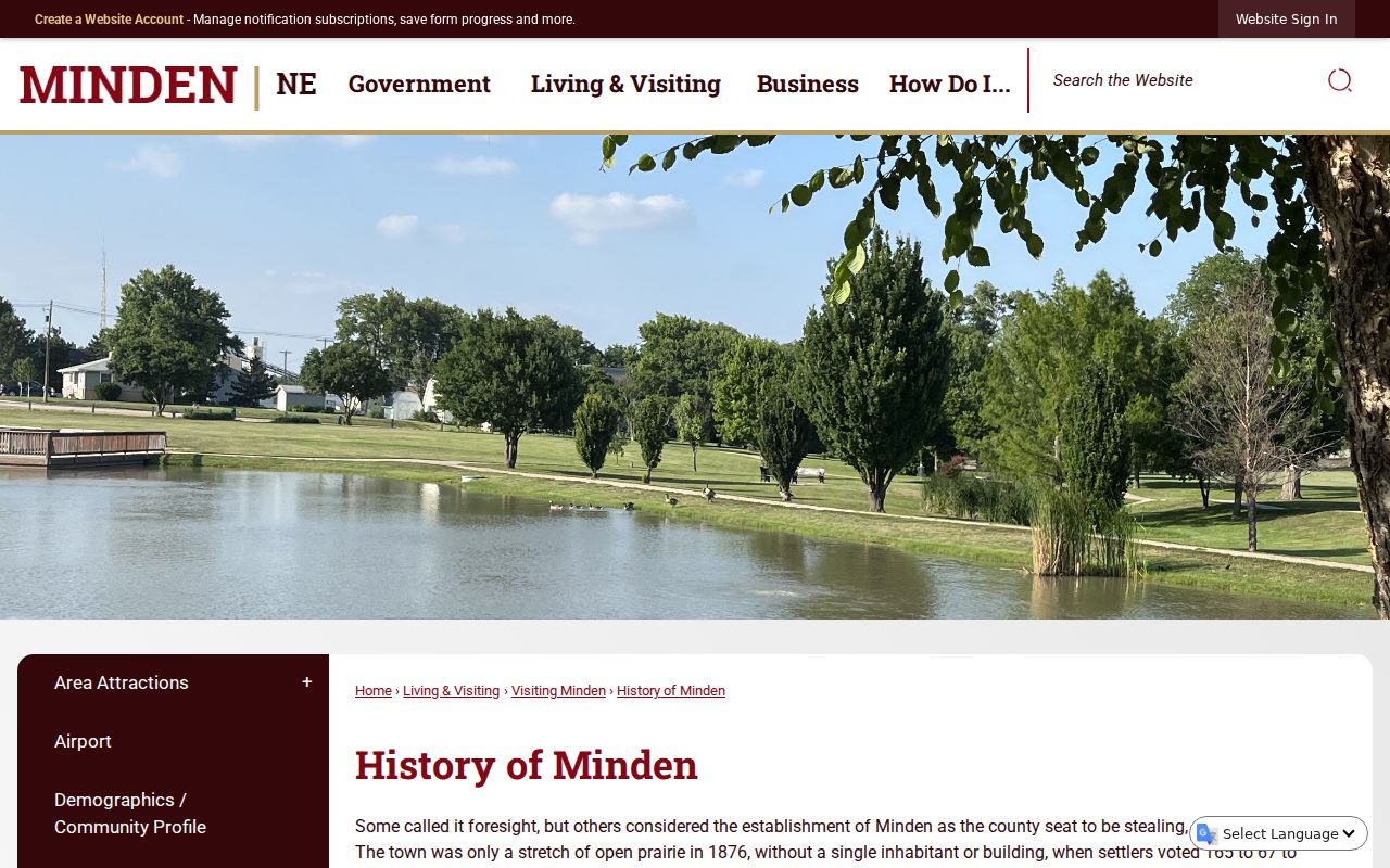 Kearney County court docket Minden courthouse history